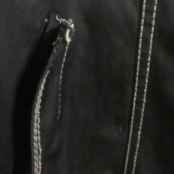 Limited Edition - FENNELLI | size 14 | Long Black Lightweight Trench Coat - Picture 16 of 16